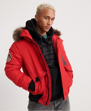 Superdry Everest Bomber Férfi Kabát Piros | JKEZO0516